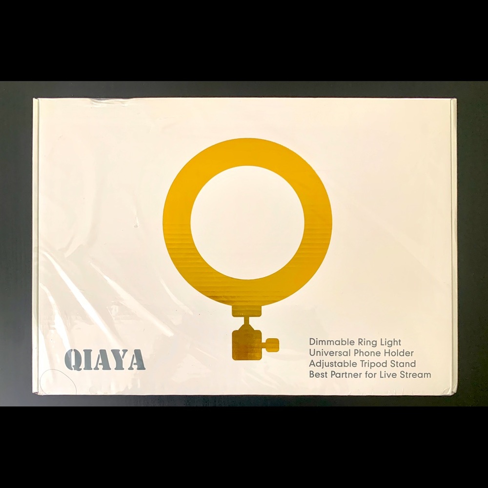 Qiaya dimmable ring light